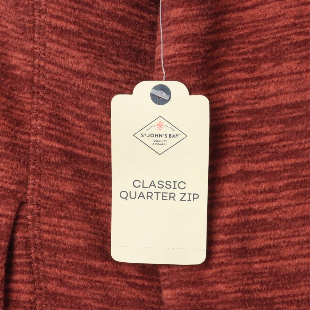 St.John's Classic Quarter Zip Pullover Small NWT - Picture 7 of 8